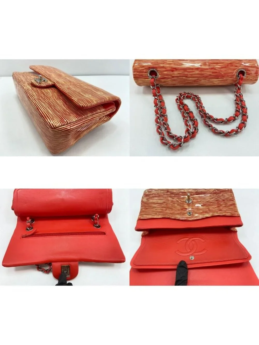 Chanel Shoulder Bag Orange